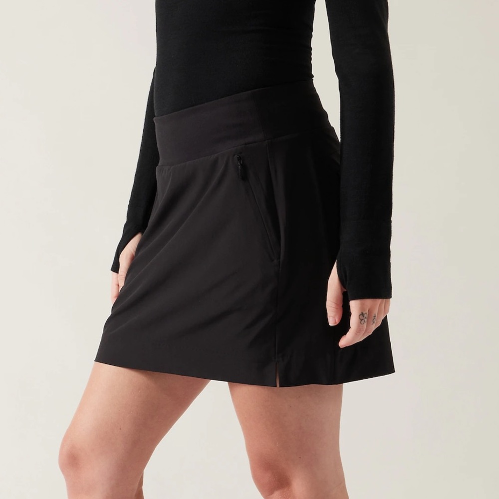 Athleta SoHo Athletic Skort Black Size 16